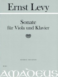 BP 2817 • LEVY - Sonate - ERSTDRUCK - Partitur und Bratschen