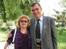 Liana Alexandra mit ihrem Ehemann Serban Nichifor (2002)