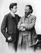 Siegmund von Hausegger mit seinem Vater Friedrich (um 1895)