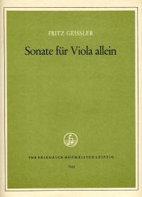 7323 • GEISSLER - Sonata - Viola part