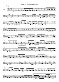 ATV020 • BACH - Triosonate - Viola part