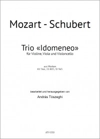 ATV030 • MOZART - Mozart-Schubert: Trio «Idomeneo» - Partit