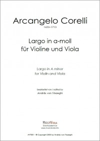 AVT001 • CORELLI - Largo - Partitur