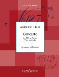 BB 101805 • BACH - Concerto - Piano reduction with solo part