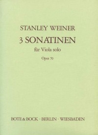 BB 1100119 • WEINER - 3 Sonatinen (h/c/D) - Stimme