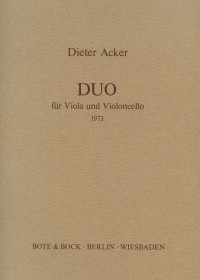 BB 1400341 • ACKER - Duo for Viola and Violoncello - Performanc