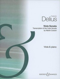 BH 12292 • DELIUS - Viola Sonata - Score and part
