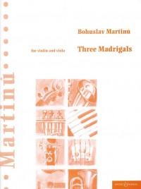 BH 1400111 • MARTINU - Three Madrigals - Playing scores
