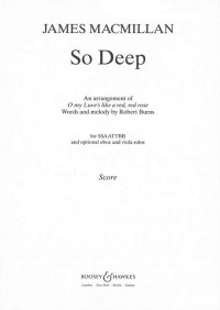 BH 5400764 • MACMILLAN - So Deep - choral score in English