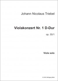 BIR001VA • TRIEBEL - Konzert Nr.1 - Viola Solostimme