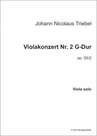 BIR002VA • TRIEBEL - Konzert Nr.2 - Viola Solostimme