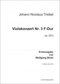 BIR003 • TRIEBEL - Konzert Nr. 3 - Partitur