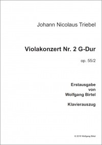 BIR005 • TRIEBEL - Concerto No. 2 - Piano reduction and sol