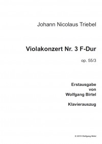 BIR006 • TRIEBEL - Concerto No. 3 - Piano reduction and sol