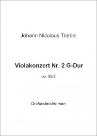 BIR009 • TRIEBEL - Konzert Nr. 2 - Orchesterstimmen