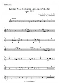 BIR019 • TRIEBEL - Konzert Nr.2 - Orchesterstimme Horn 1