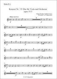BIR028 • TRIEBEL - Konzert Nr. 3 - Orchesterstimme Horn 1
