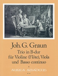 BP 0388 • GRAUN J.G. Trio B major for violine, viola and bc