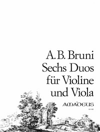 BP 0408 • BRUNI 6 duets op.post for violin and viola - Parts