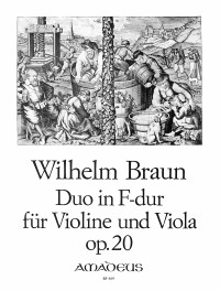 BP 0469 • BRAUN W. Duo in F major op. 20 for violin & viola