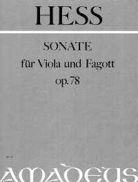 BP 0507 • HESS W. Sonate c-moll op. 78 für Viola und Fagott
