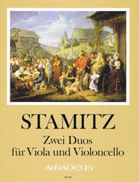 BP 0595 • STAMITZ 2 Duos C-dur und D-dur für Viola und Cello