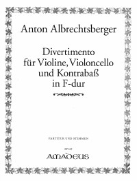 BP 0615 • ALBRECHTSBERGER, Anton   Divertimento in F-dur