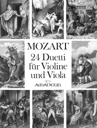 BP 0733 • MOZART 24 Duetti für Violine und Viola - Stimmen