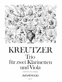 BP 0779 • KREUTZER Trio for 2 clarinets and viola