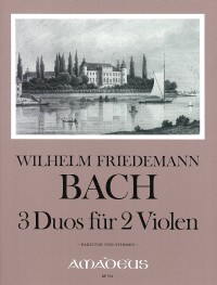 BP 0784 • BACH W.F. 3 Duos for two violas - Score & Parts