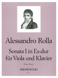 BP 0823 • ROLLA Sonata I in E flat major for viola and piano