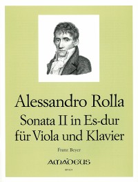 BP 0824 • ROLLA, A. Sonata II · Es-dur für Viola und Klavier