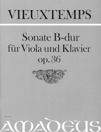 BP 0930 • VIEUXTEMPS Sonate B-dur op. 36 für Viola u.Klavier