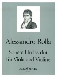 BP 1030 • ROLLA Sonata I in E flat major for viola & violin