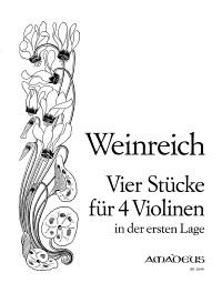 BP 1049 • WEINREICH 4 Stücke für 4 Violinen in der 1. Lage