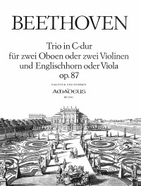 BP 1070 • BEETHOVEN - Trio in C-dur op. 87 - Part.u.St.