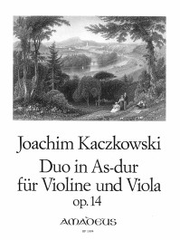 BP 1094 • KACZKOWSKI Duo As-dur op. 14 für Violine und Viola