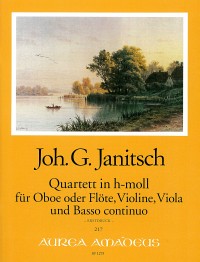 BP 1275 • JANITSCH Quartet in B minor - First Edition