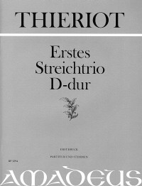 BP 1294 • THIERIOT 1. Streichtrio in D-dur - Erstdruck