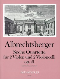 BP 1299 • ALBRECHTSBERGER, J.G.  6 Quartets op. 21