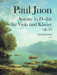 BP 1326 • JUON  Sonate op. 15, D-dur für Viola und Klavier