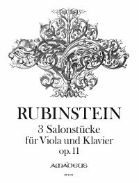 BP 1375 • RUBINSTEIN 3 salon pieces op. 11 - Score & Parts