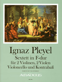 BP 1491 • PLEYEL Sextet in f major op. 37 - Score & Parts