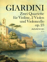 BP 1562 • GIARDINI 2 Quartets op. 23 - Score & Parts