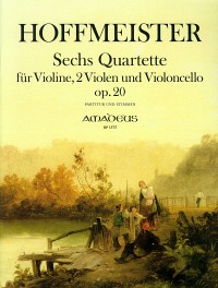 BP 1575 • HOFFMEISTER F.A. 6 quartets op. 20 - Score & Parts
