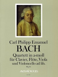 BP 1593 • BACH C.Ph.E. - Quartet a-minor, Wq 93