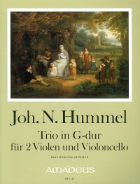 BP 1725 • HUMMEL J.N. Trio G major for 2 violas and cello