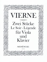 BP 1734 • VIERNE Two pieces op. 5 for viola & piano