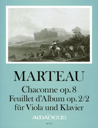 BP 1778 • MARTEAU Chaconne op. 8 · Feuillet d'Album op.2/2
