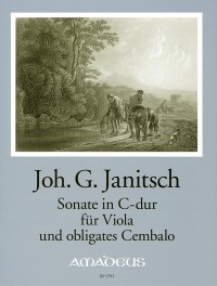 BP 1793 • JANITSCH Sonate in C-dur [Erstdruck] - Part.u.St.
